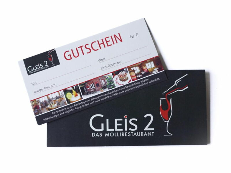 Gutschein Gleis 2