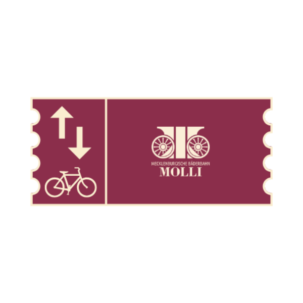 Fahrradkarte, Hin + Rück